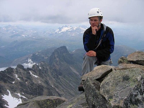 På toppen