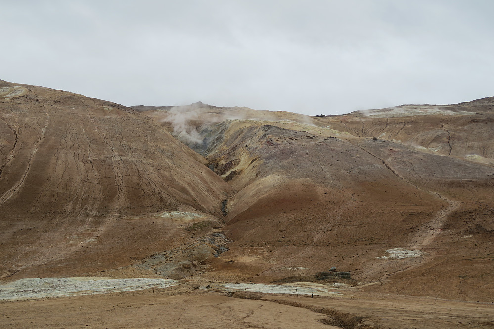 Námafjall seen from the Hverir geothermal area