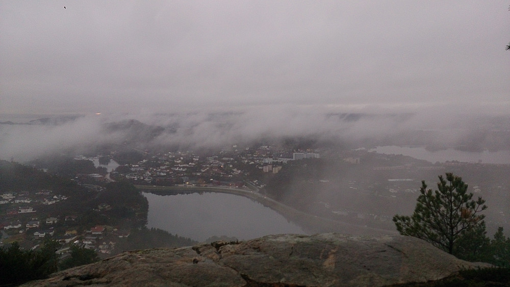 View from the summit of Svartaberget