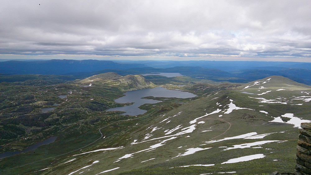 View from Gaustatoppen turisthytte