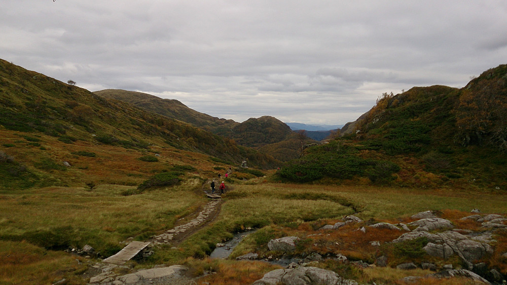 On the way back from Redningshytten