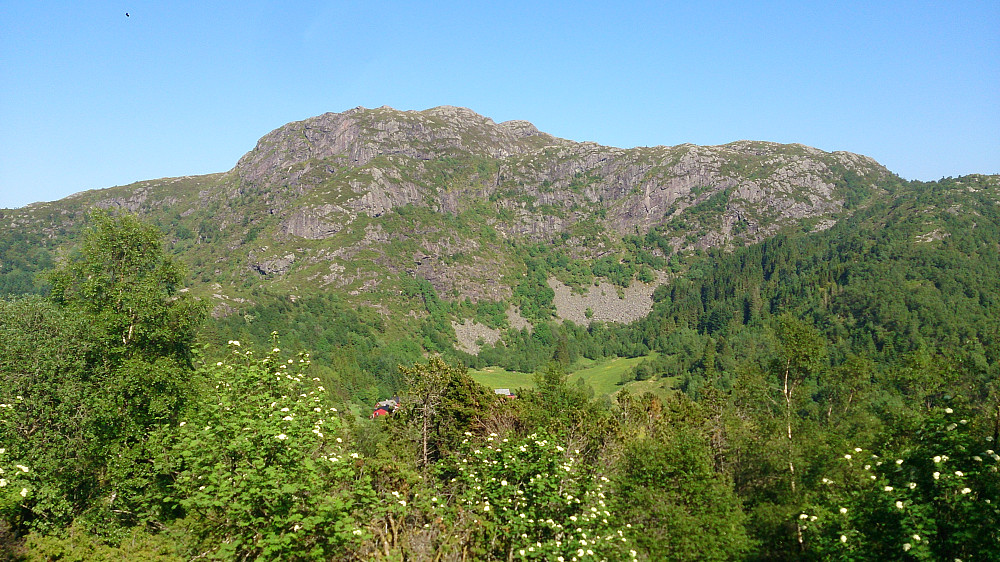 Høgstefjellet as seen from Baugtveit