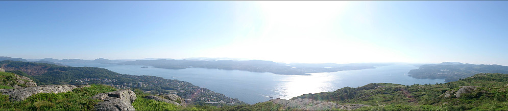 View west from Nordgardsfjellet