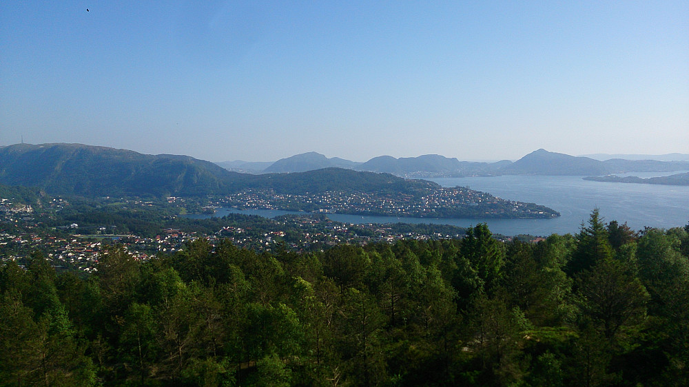 View southwest from Geitanuken