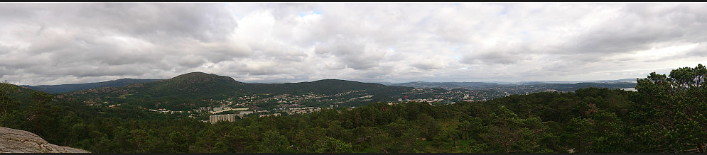 View southwest from Eikelifjellet