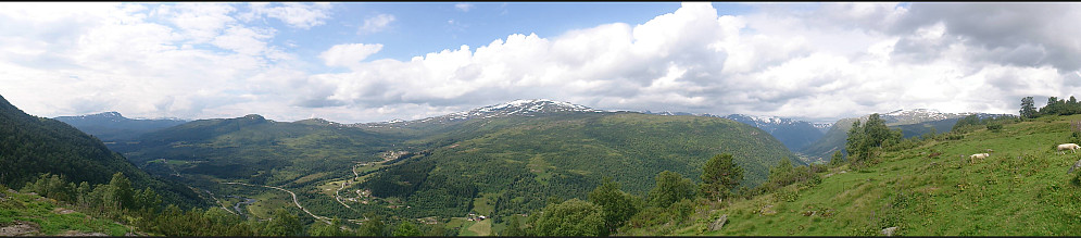 View from Stepin towards Hodlekve