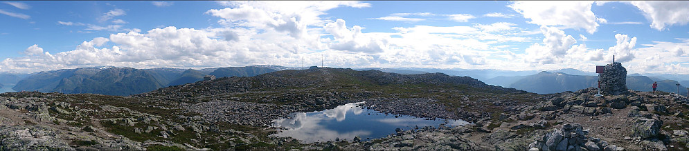 The summit area at Molden