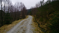 Gravel road to Storhovden
