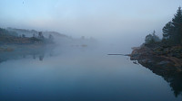 Storavatnet in dense fog