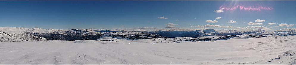 View south from Helleberget