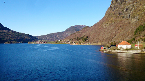 Barsnesfjorden from the Sogndal bridge