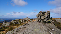 The summit of Brakstadfjellet