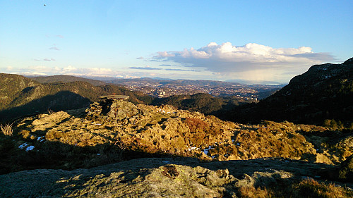 View from the summit of Skjenafjellet