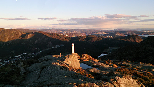 View from the summit of Ørnafjellet