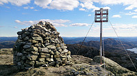 The summit of Eldsfjellet