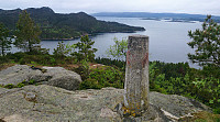 The trig marker at Storafjellet