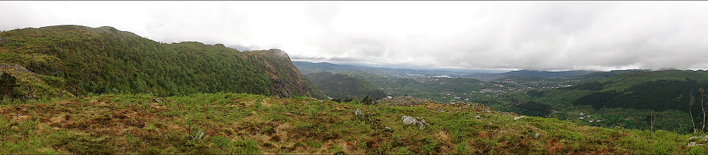 View from Brattlandsfjellet