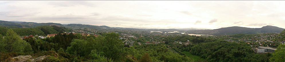 West from the trig marker at Storesåta