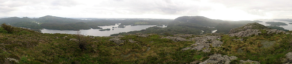 View from Øyjordsfjellet with Eldsfjellet in the background