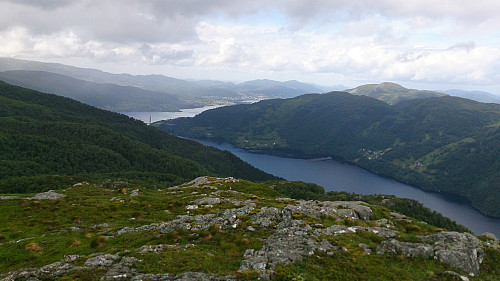 View from Trengereidhotten towards Arna
