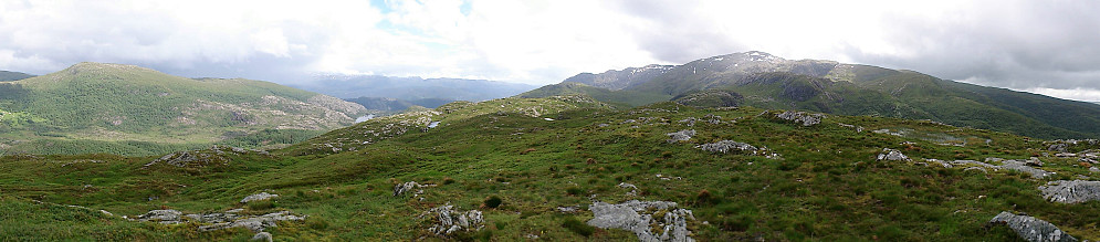 View from Trengereidhotten towards Gullfjellet