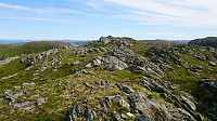 The summit of Litlagullfjellet