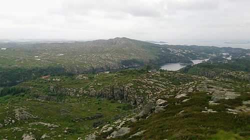 Spjeldsfjellet from Knappskogfjellet