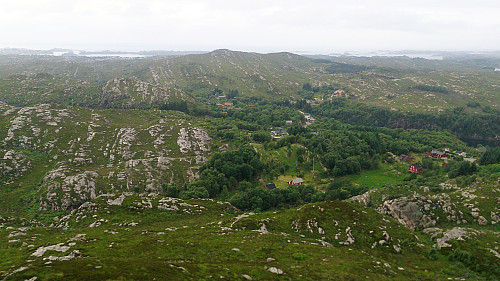 Sauafjellet from Knappskogfjellet