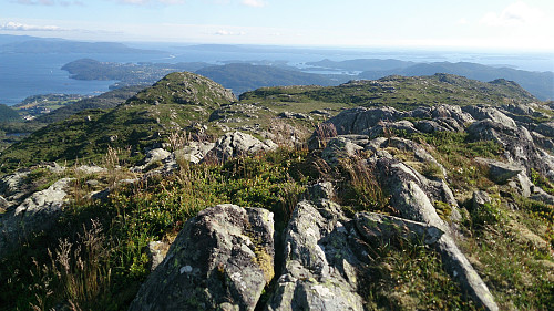 View from the highest point at Tyssdalsfjellet