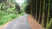 Road up from Døsjeskiftet