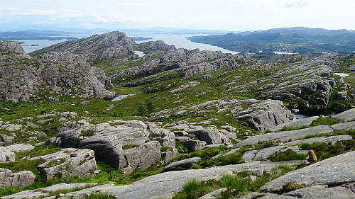 Haganesfjellet from the descent from Høgefjellet