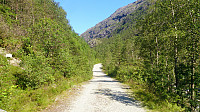 Gravel road up from Hausdalen