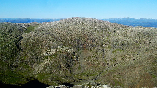Kofta seen from in-between Søre Gullfjelltoppen and the trail towards Gullfjelltoppen