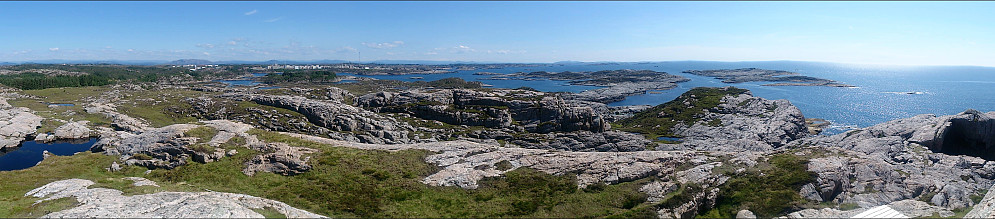 South from Skogsøytua