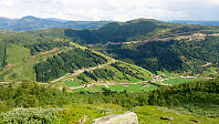 View towards Slakkafjellet