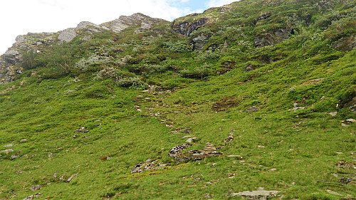 The missed trail up to Skriki