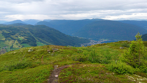 View from Slakkafjellet towards Sogndal