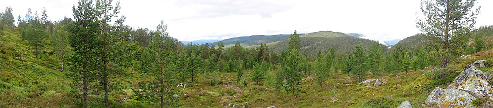 North from southeast of Søre Gråbrørne
