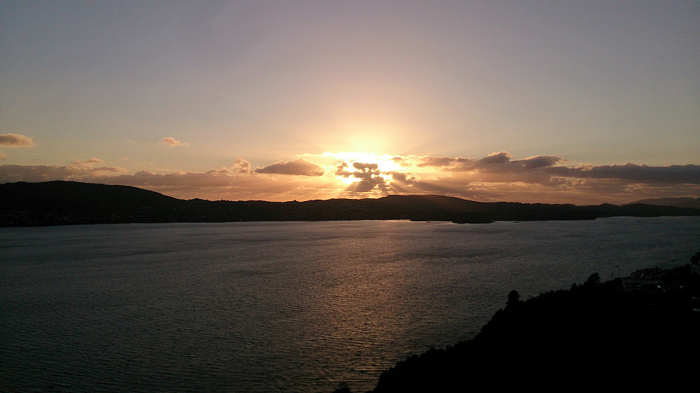 View from Lønborg at the end of the trip