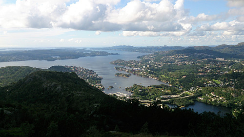 View from Dræggehytten