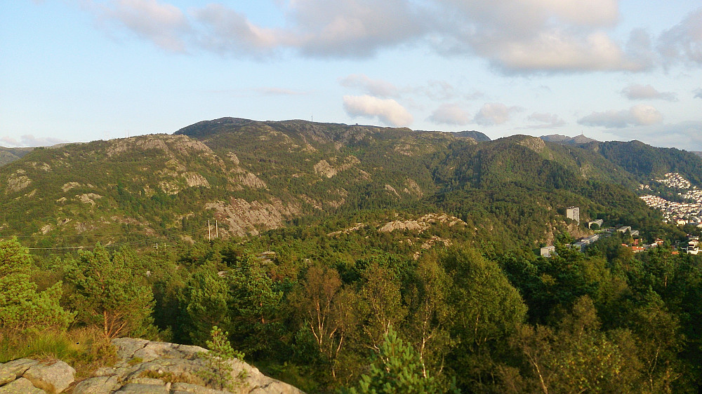 View from Ørneberget towards Kvitebjørnen etc.