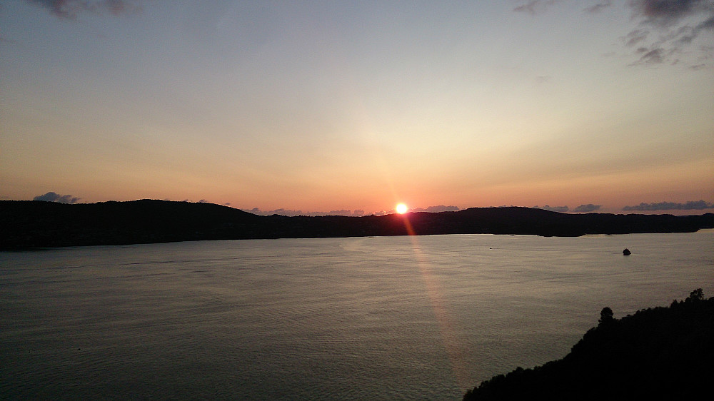 View from Lønborg at the end of the trip