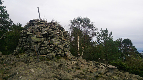The cairn at Liafjellet