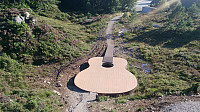 The guitar at the start of the trail