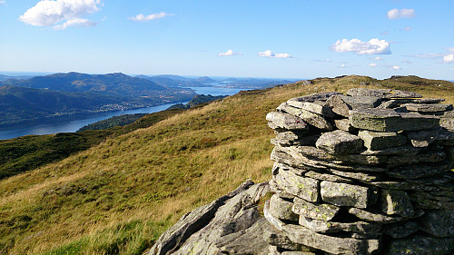 View from the cairn at Stemmeseggi