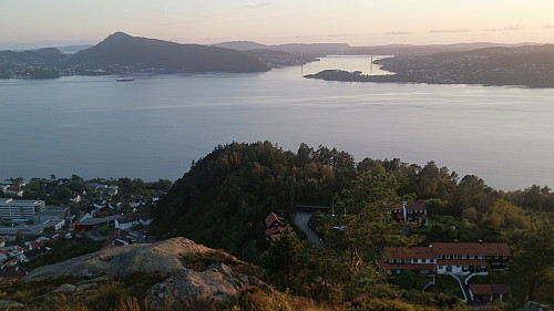 View from below the summit at Ørneberget