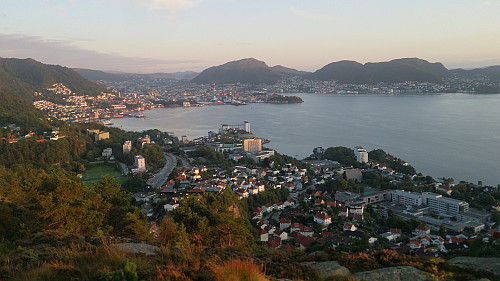 View from below the summit at Ørneberget