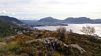 Bergen city center from Rognåsen