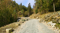 Gravel road towards Høgelikampen