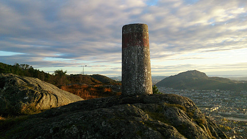 Trig marker north of Sandvikspilen